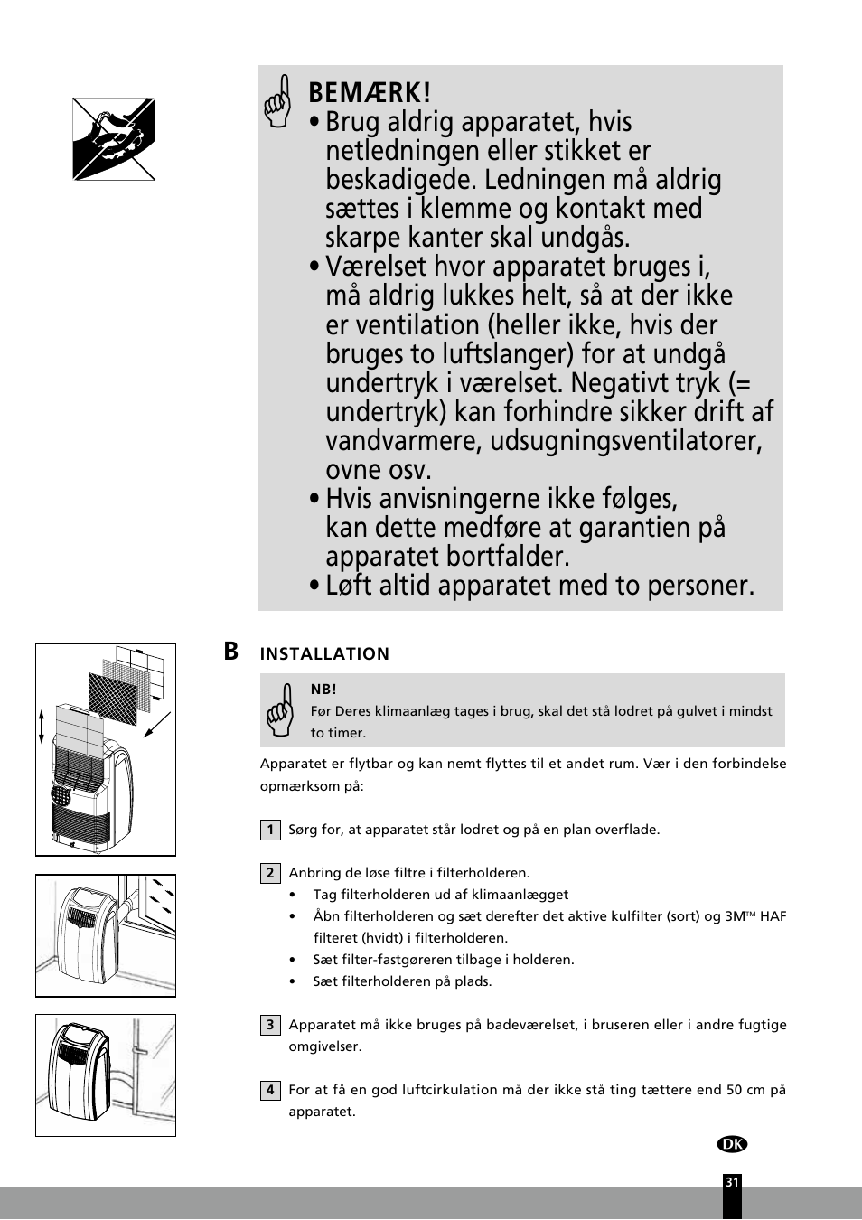 Qlima P126 User Manual | Page 31 / 104