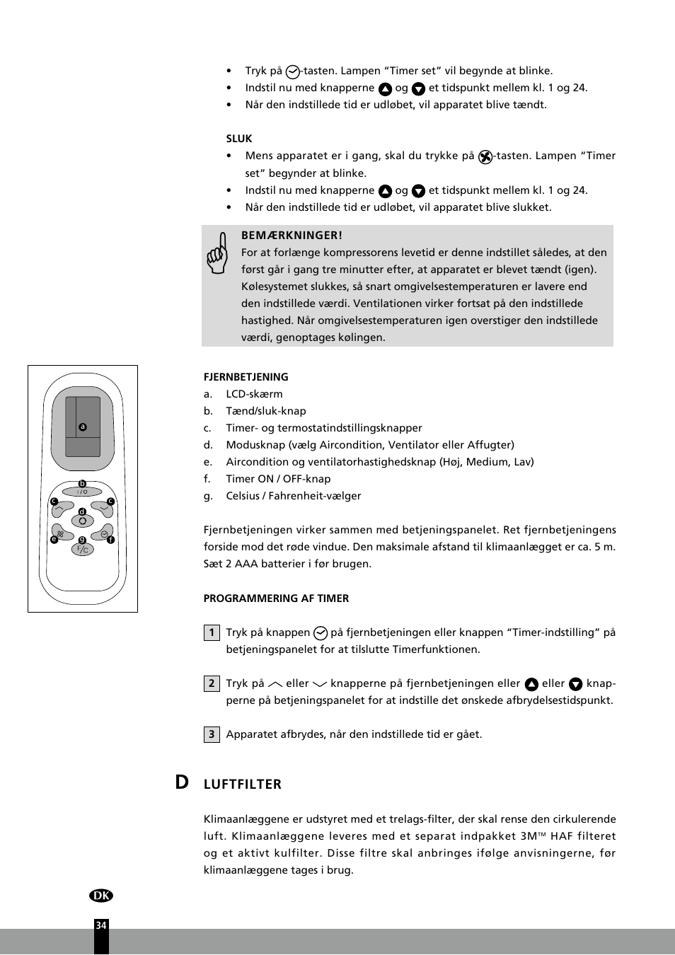 Qlima P126 User Manual | Page 34 / 104