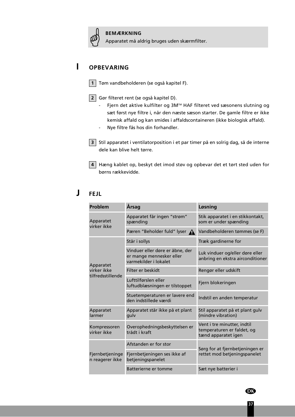 Qlima P126 User Manual | Page 37 / 104