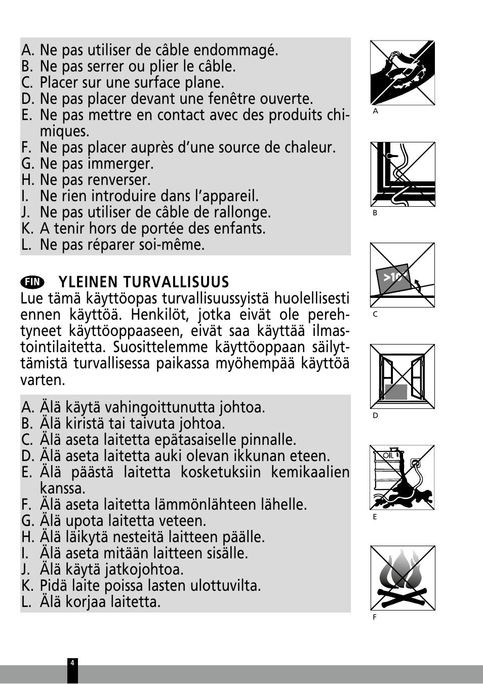 Qlima P126 User Manual | Page 4 / 104