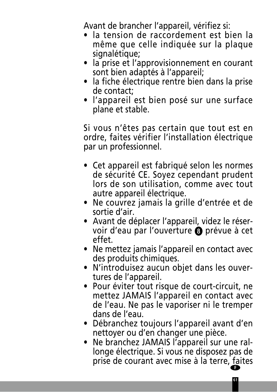 Qlima P126 User Manual | Page 61 / 104