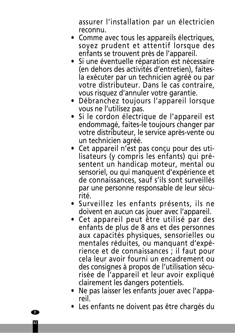 Qlima P126 User Manual | Page 62 / 104