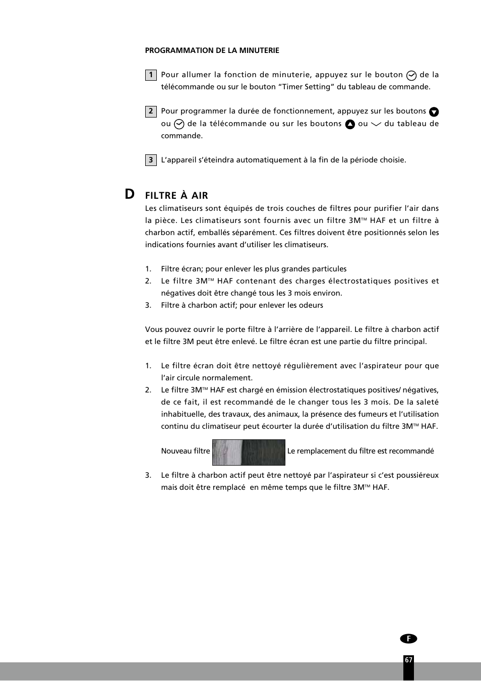 Filtre à air | Qlima P126 User Manual | Page 67 / 104