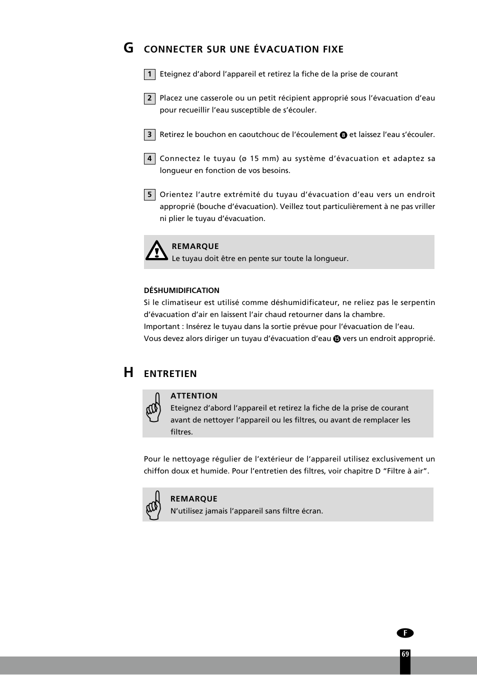 Qlima P126 User Manual | Page 69 / 104