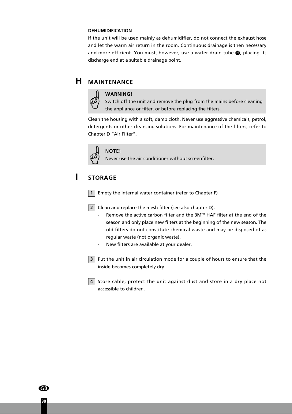 Qlima P126 User Manual | Page 98 / 104