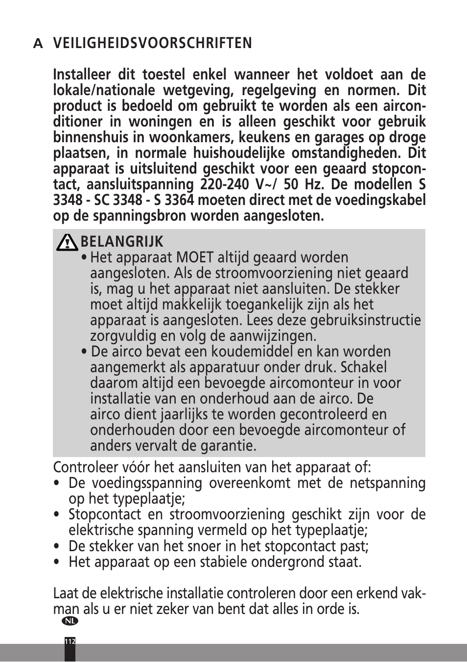 Qlima SC3331 in User Manual | Page 112 / 176