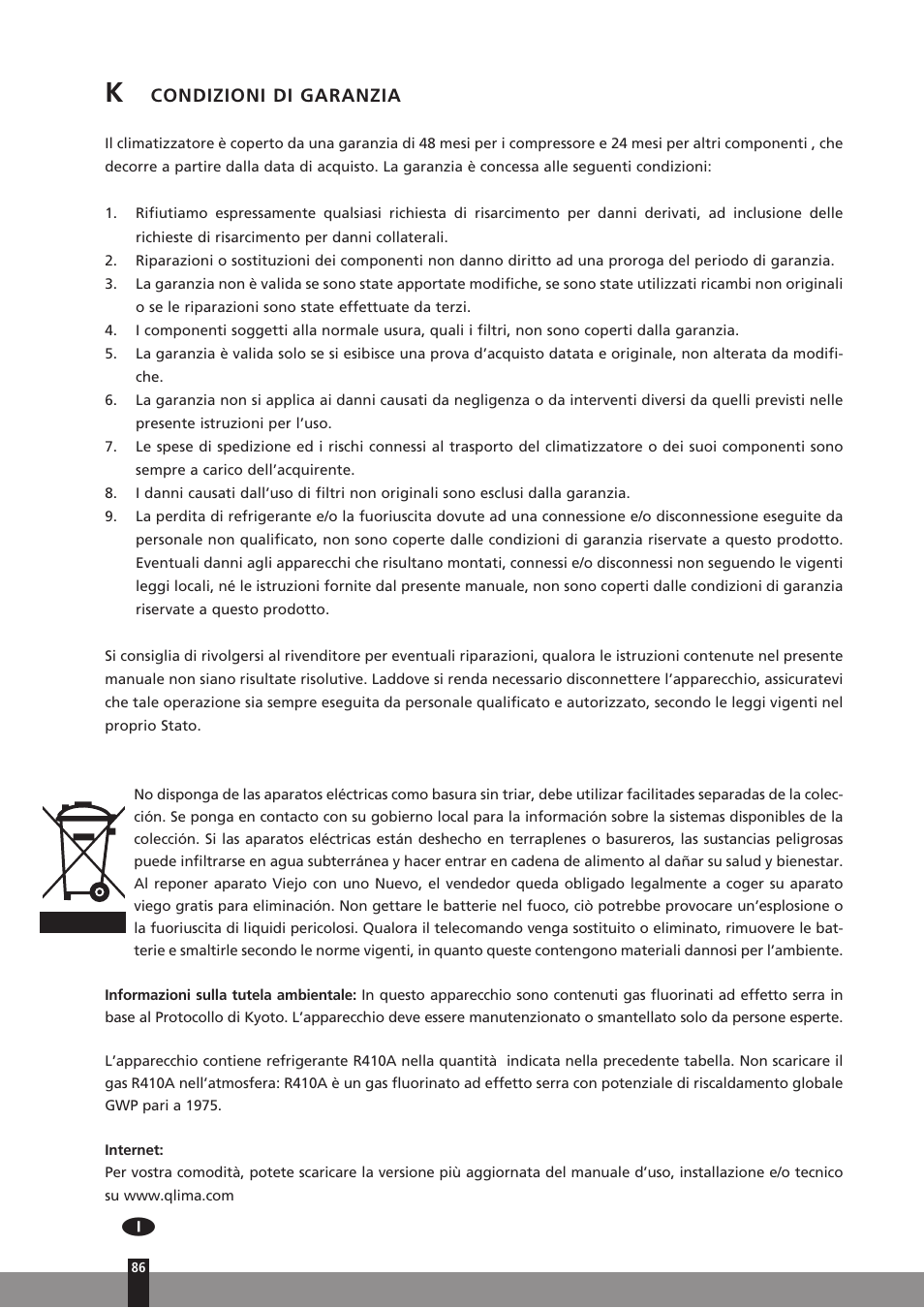 Qlima SC3331 in User Manual | Page 86 / 176