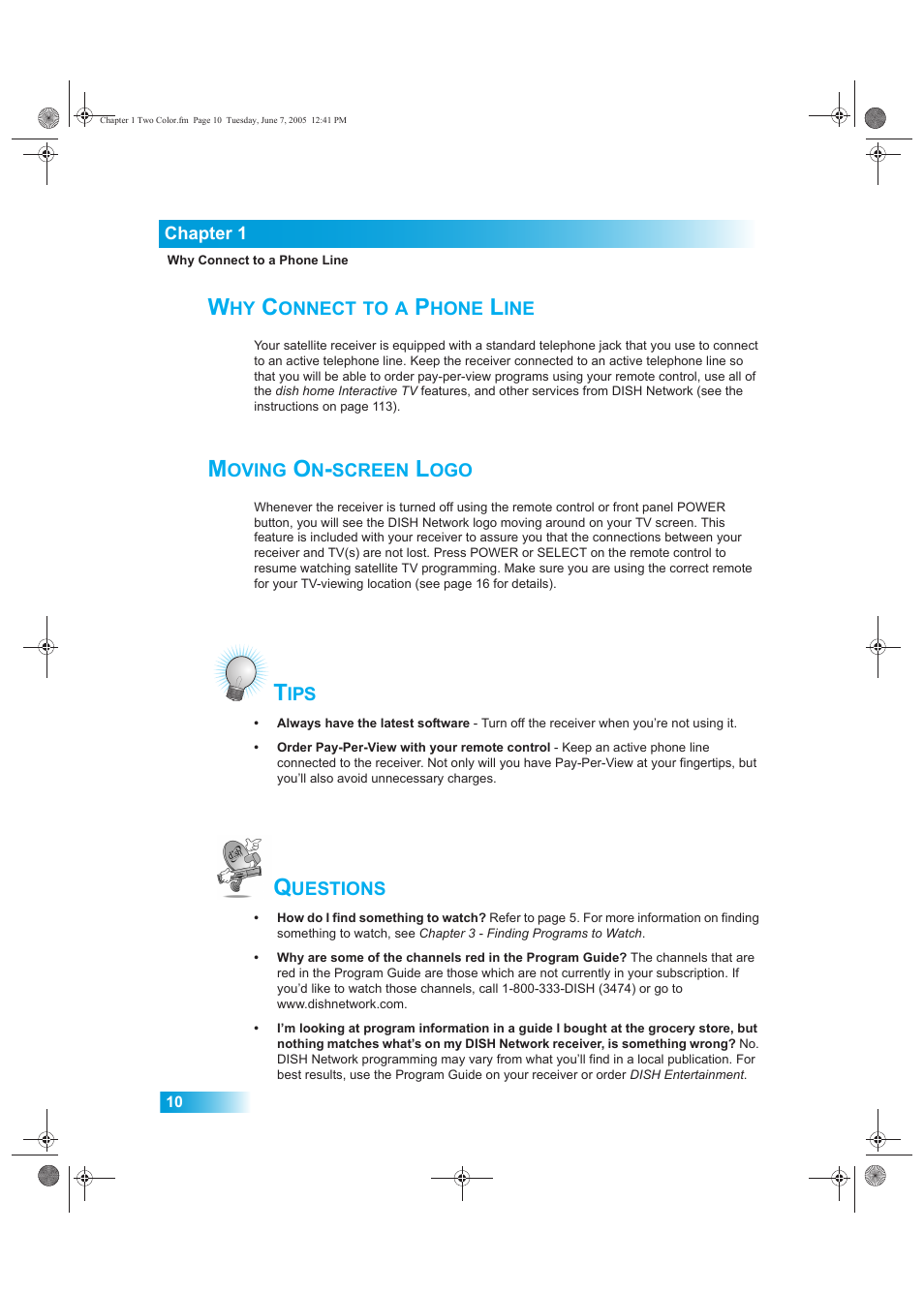 Onnect, Hone, Oving | Screen | Dish Network 942 User Manual | Page 17 / 162