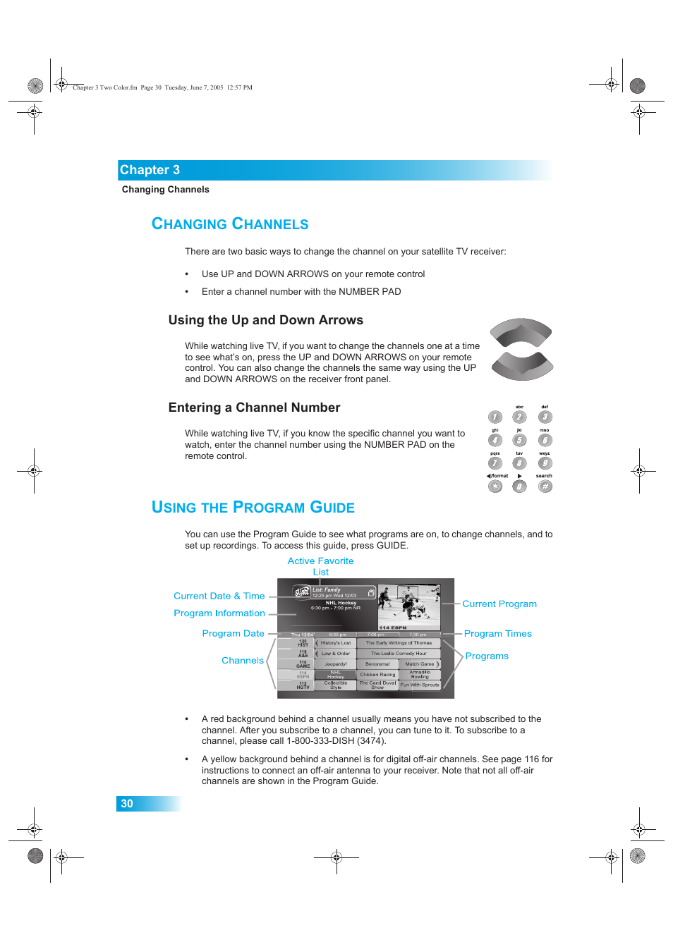 Hanging, Hannels, Sing | Rogram, Uide | Dish Network 942 User Manual | Page 37 / 162