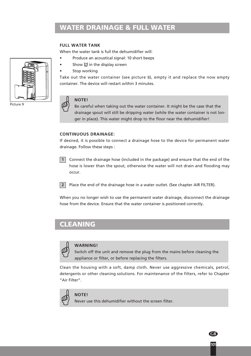 Qlima D512 User Manual | Page 101 / 248