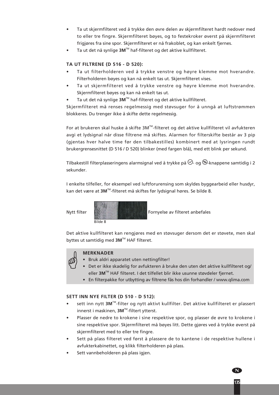 Qlima D512 User Manual | Page 135 / 248