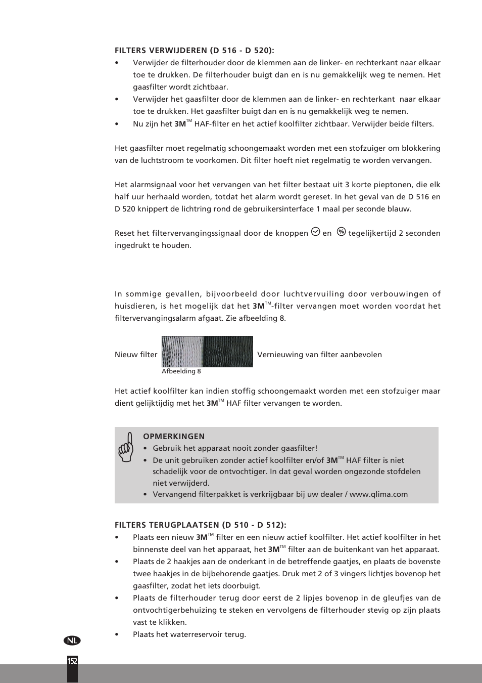 Qlima D512 User Manual | Page 152 / 248