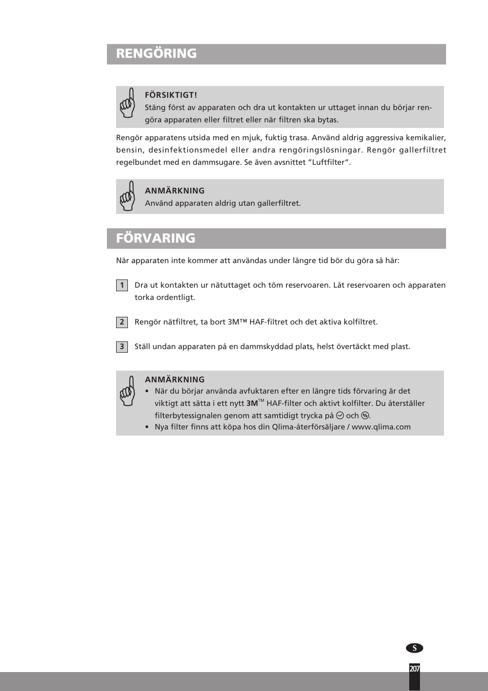 Qlima D512 User Manual | Page 207 / 248