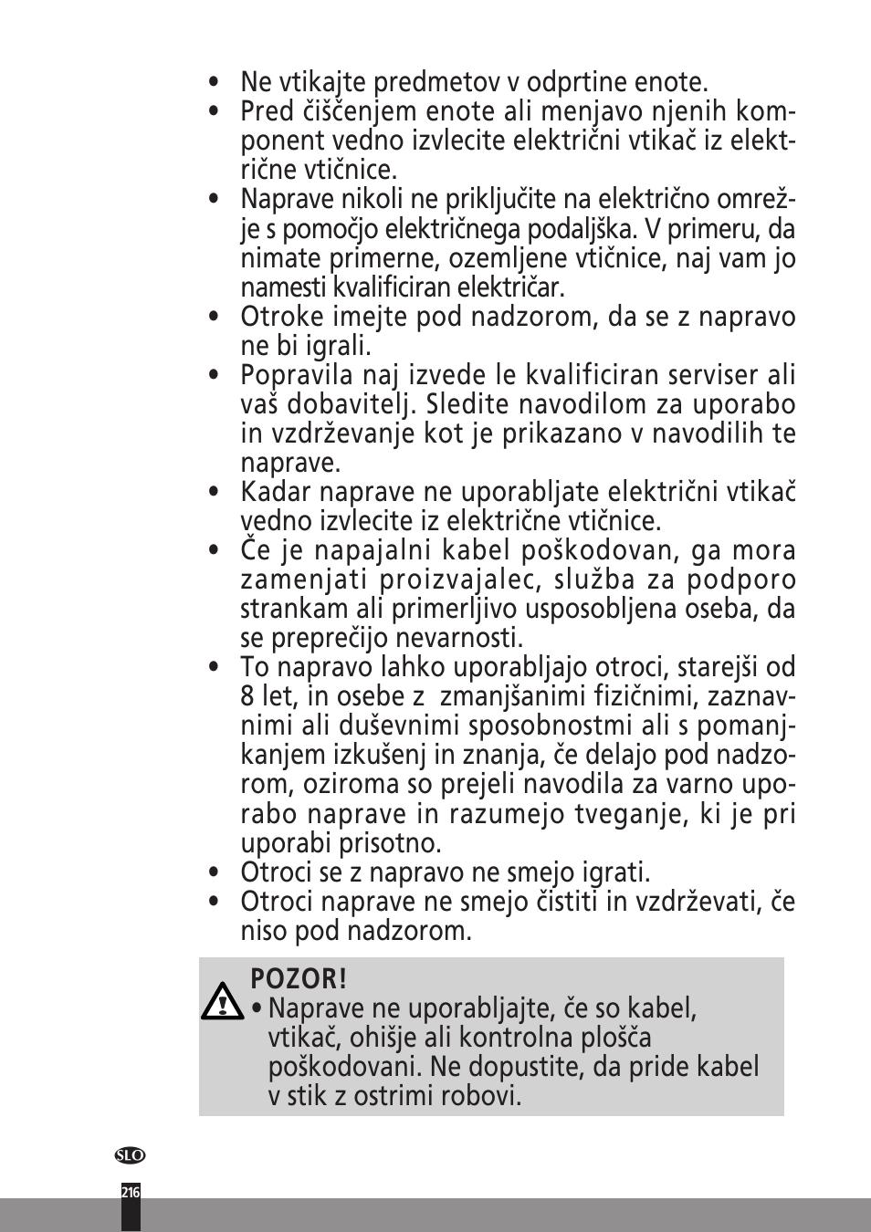 Qlima D512 User Manual | Page 216 / 248