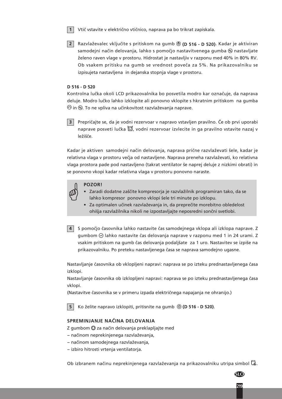 Qlima D512 User Manual | Page 219 / 248