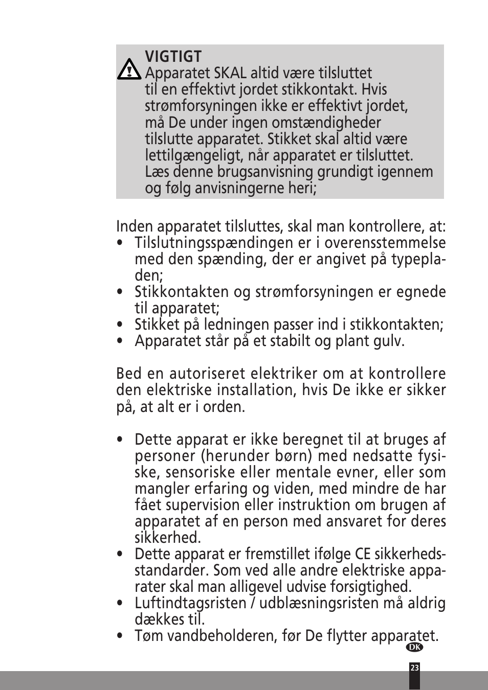 Qlima D512 User Manual | Page 23 / 248