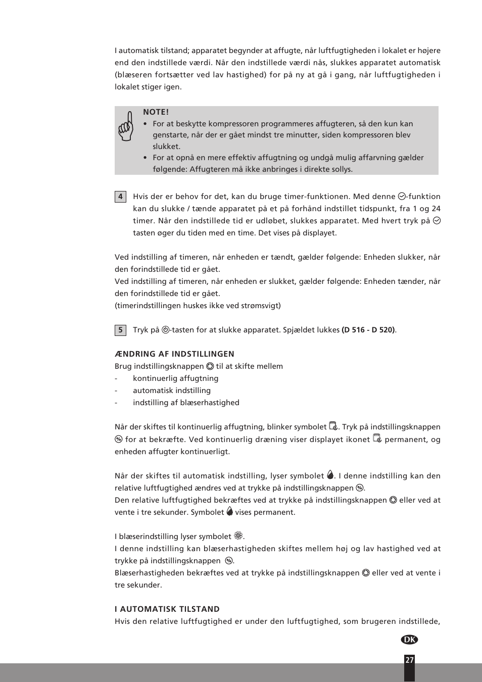 Qlima D512 User Manual | Page 27 / 248