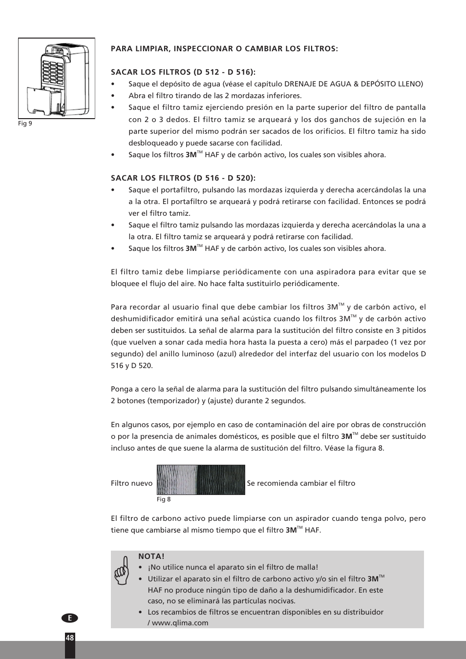 Qlima D512 User Manual | Page 48 / 248