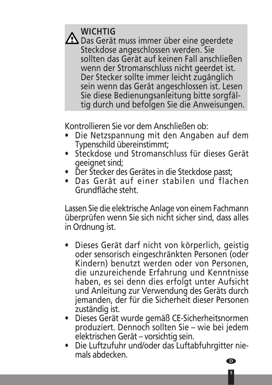 Qlima D512 User Manual | Page 5 / 248