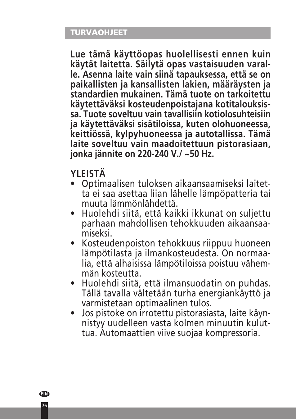 Qlima D512 User Manual | Page 76 / 248