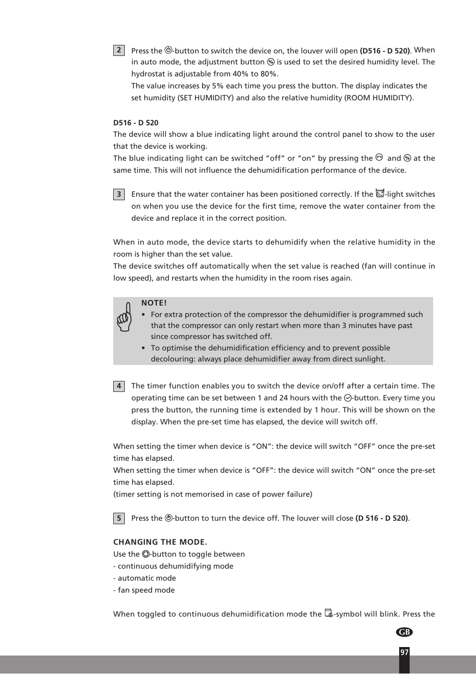 Qlima D512 User Manual | Page 97 / 248
