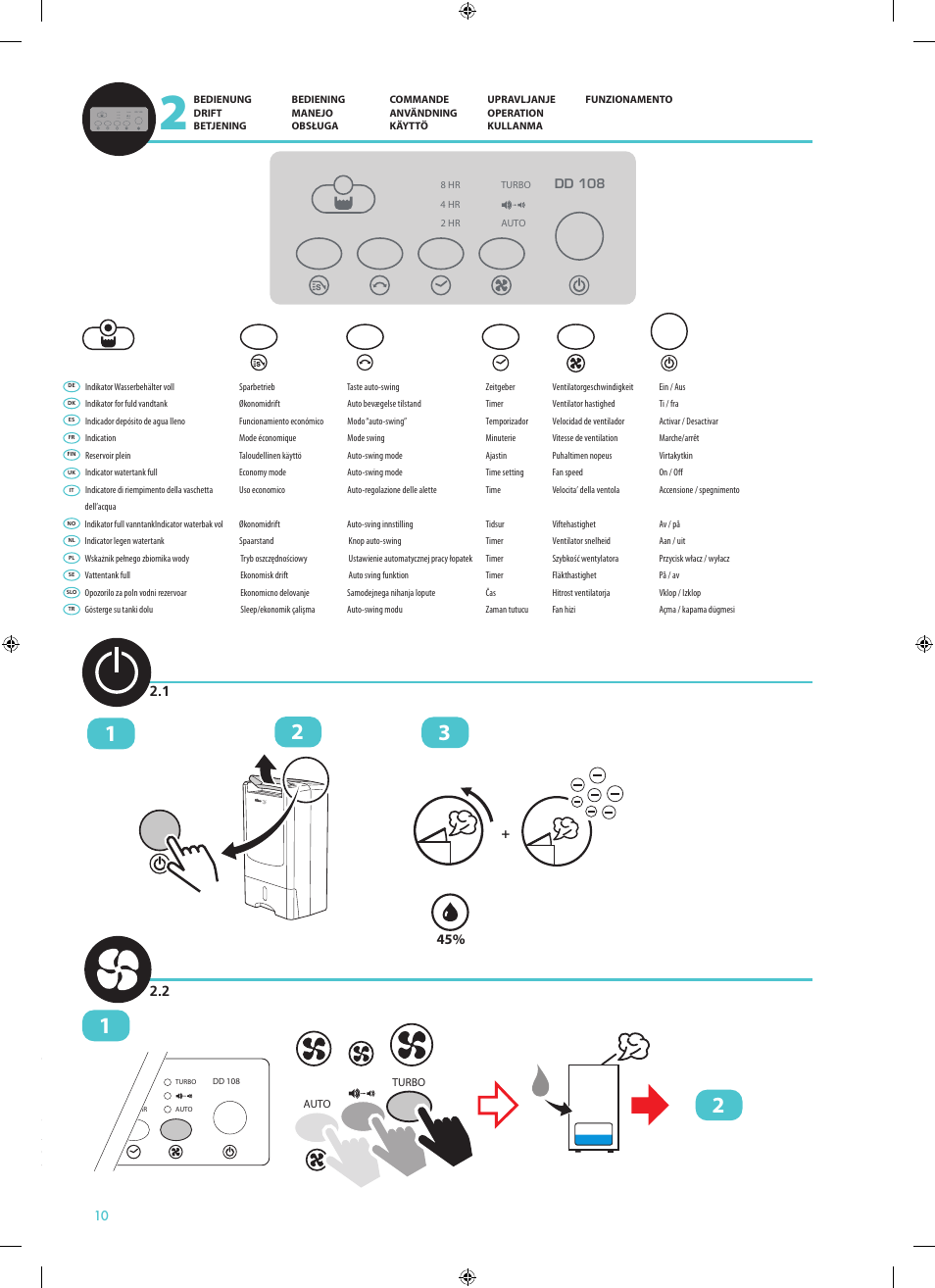 Qlima DD108 User Manual | Page 10 / 20
