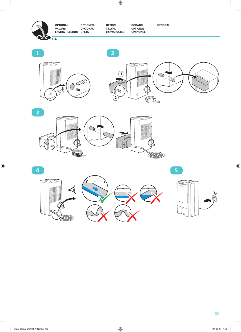 Qlima DD108 User Manual | Page 25 / 36