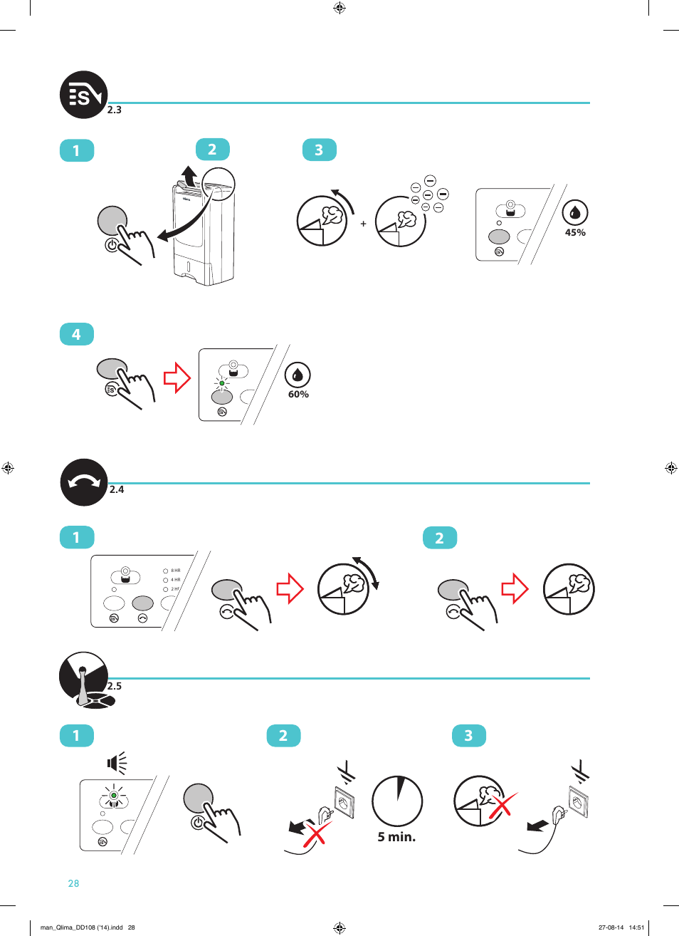 Qlima DD108 User Manual | Page 28 / 36