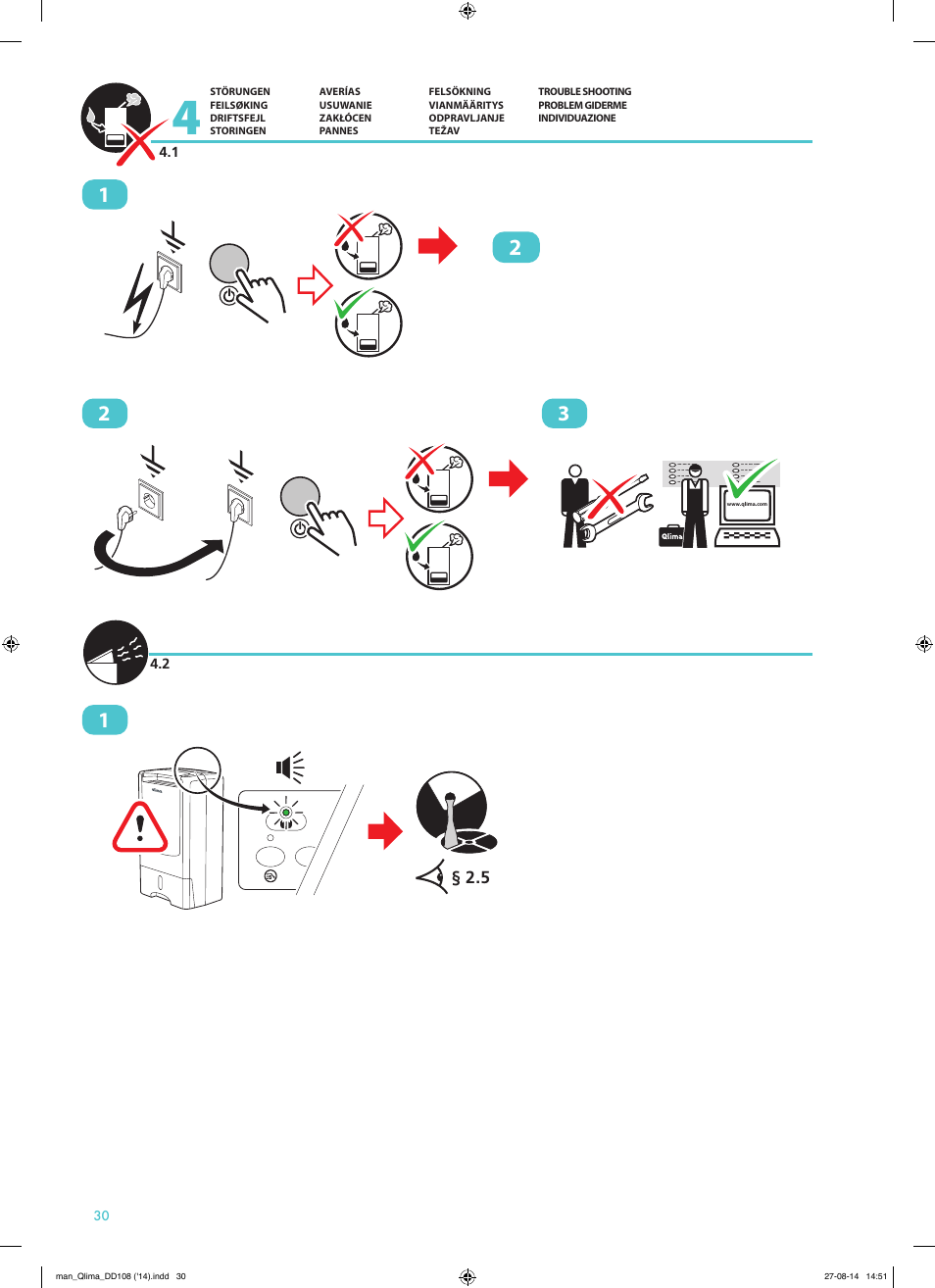 Qlima DD108 User Manual | Page 30 / 36