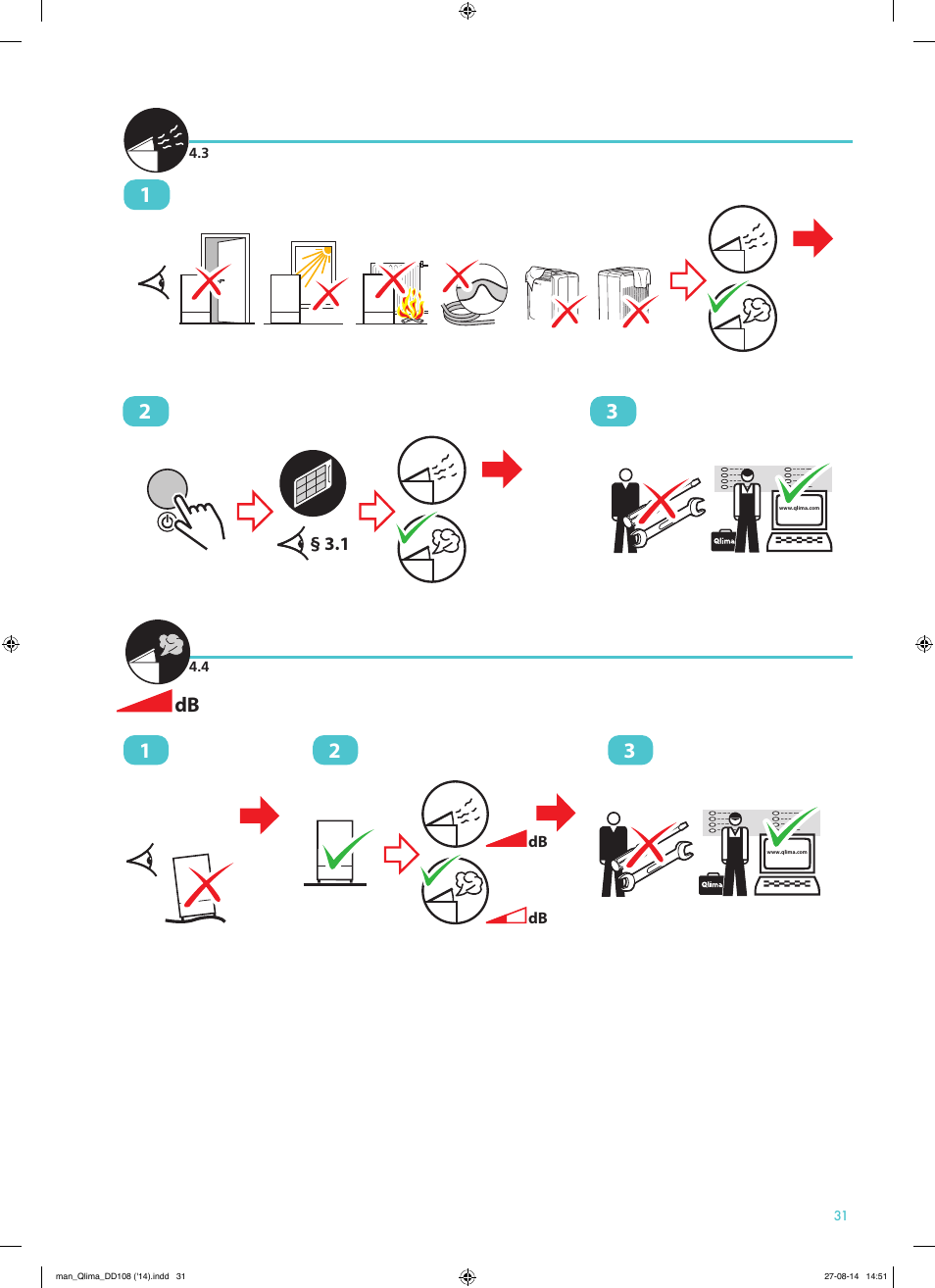 Qlima DD108 User Manual | Page 31 / 36