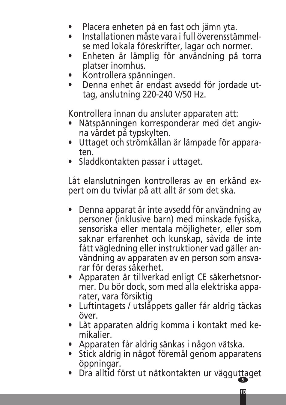 Qlima A25 User Manual | Page 113 / 136