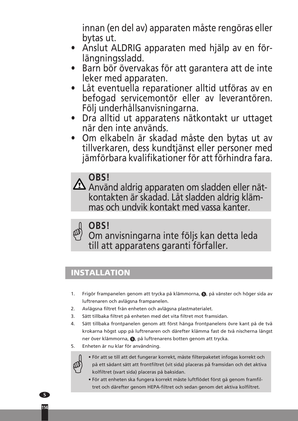 Qlima A25 User Manual | Page 114 / 136