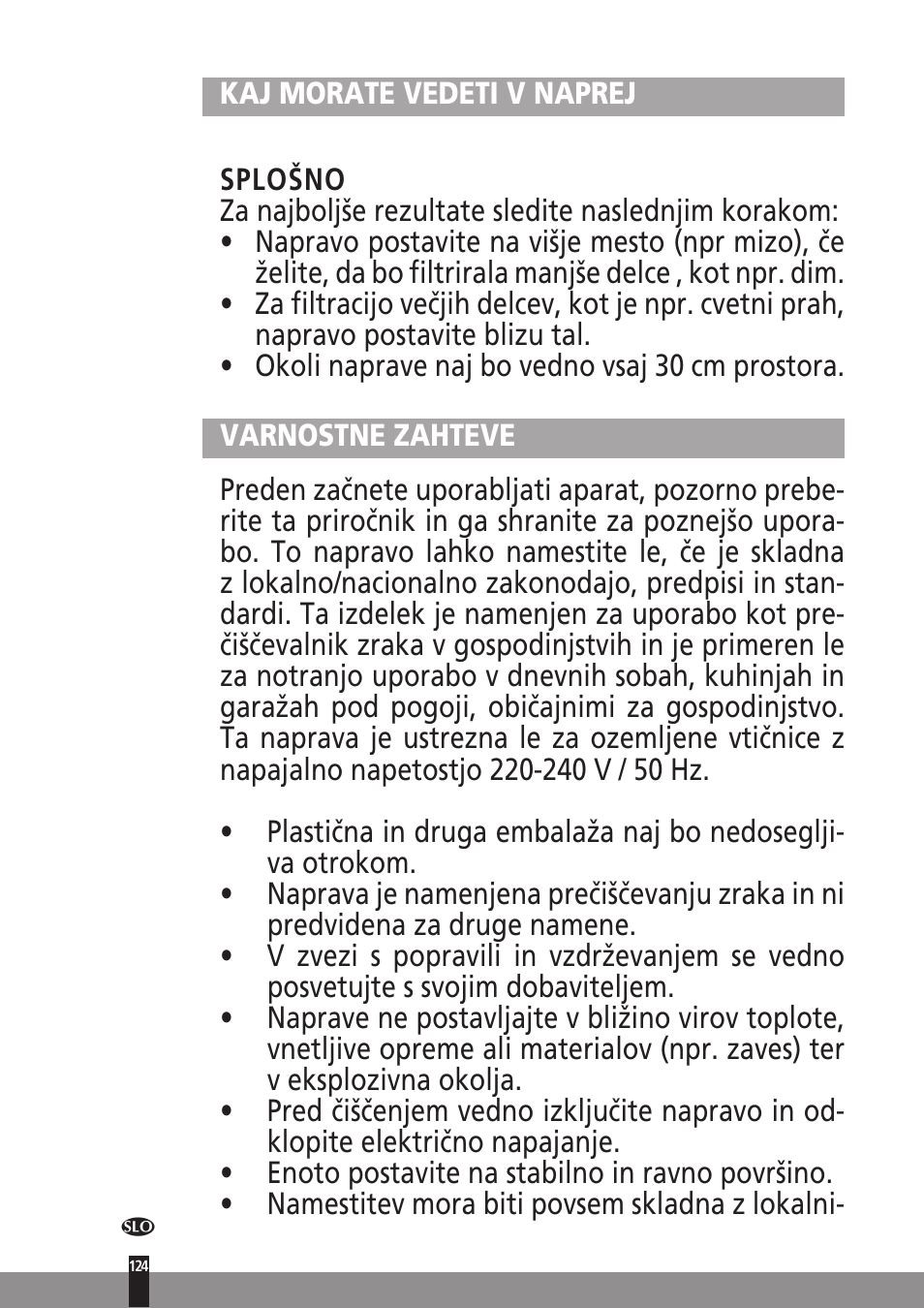 Qlima A25 User Manual | Page 124 / 136