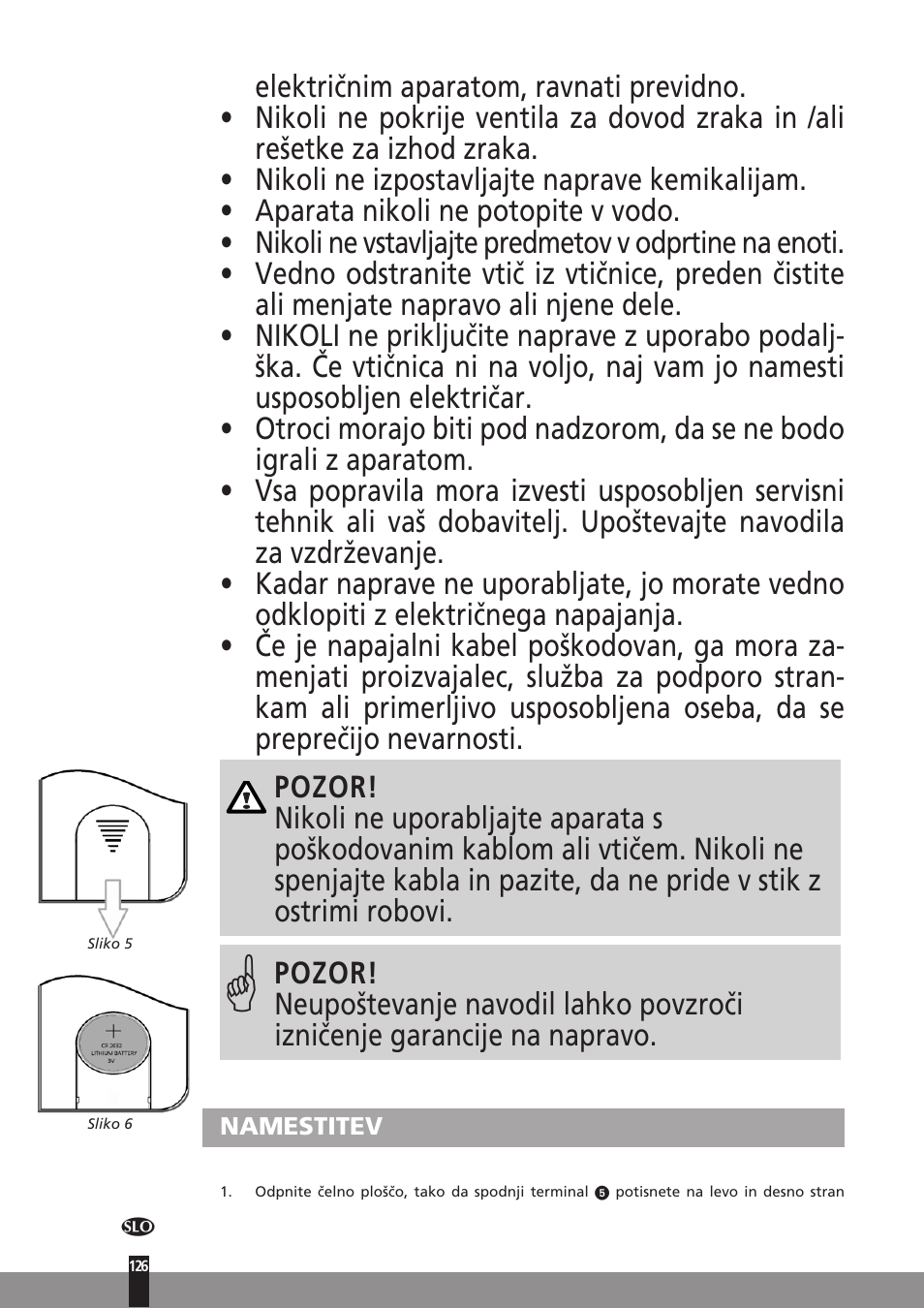 Qlima A25 User Manual | Page 126 / 136