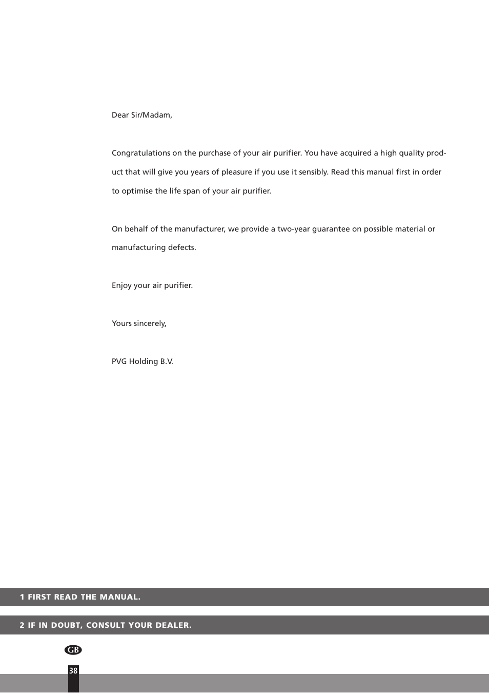 Qlima A25 User Manual | Page 38 / 136