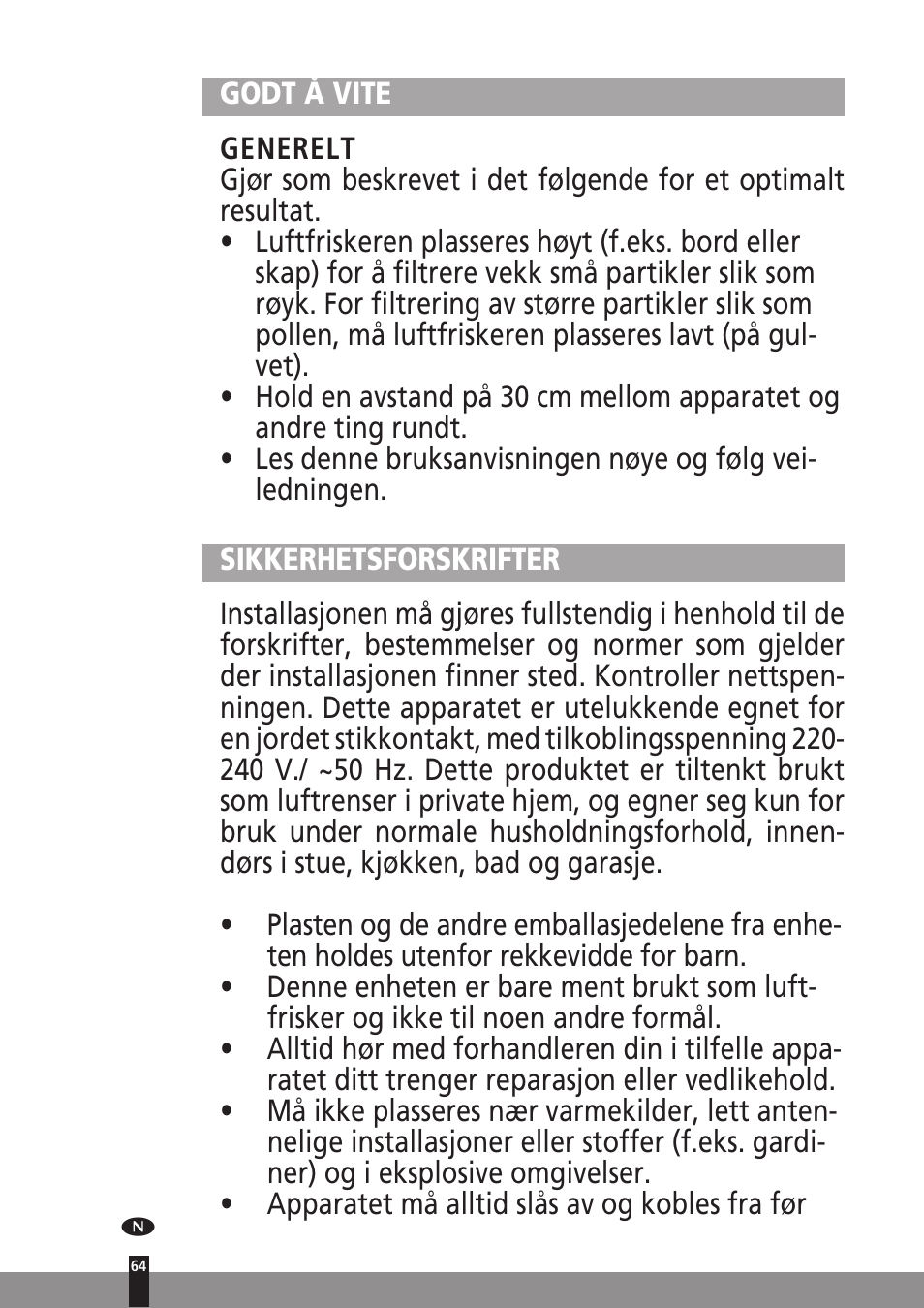 Qlima A25 User Manual | Page 64 / 136