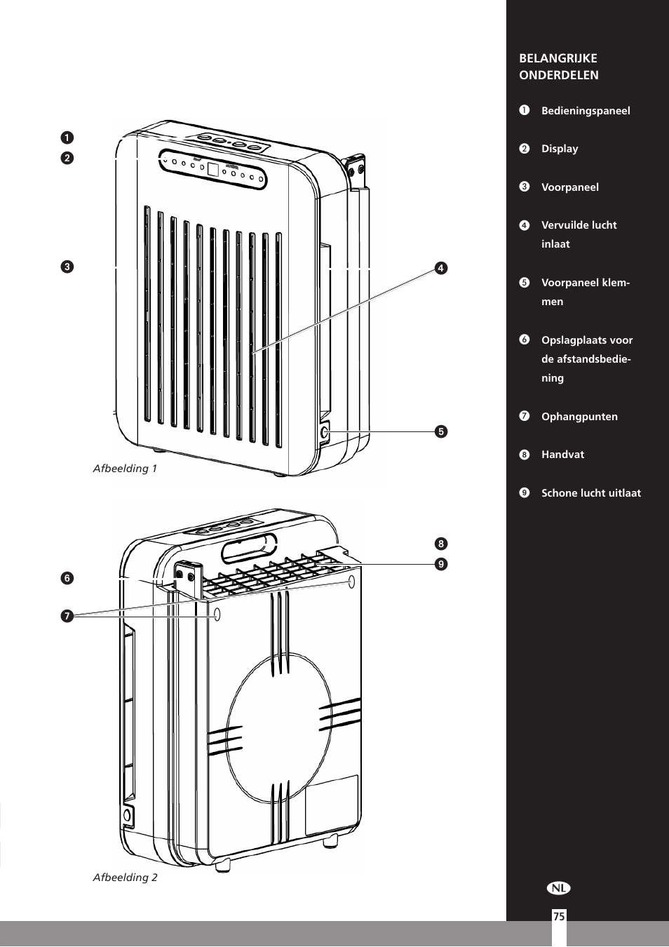 Qlima A25 User Manual | Page 75 / 136