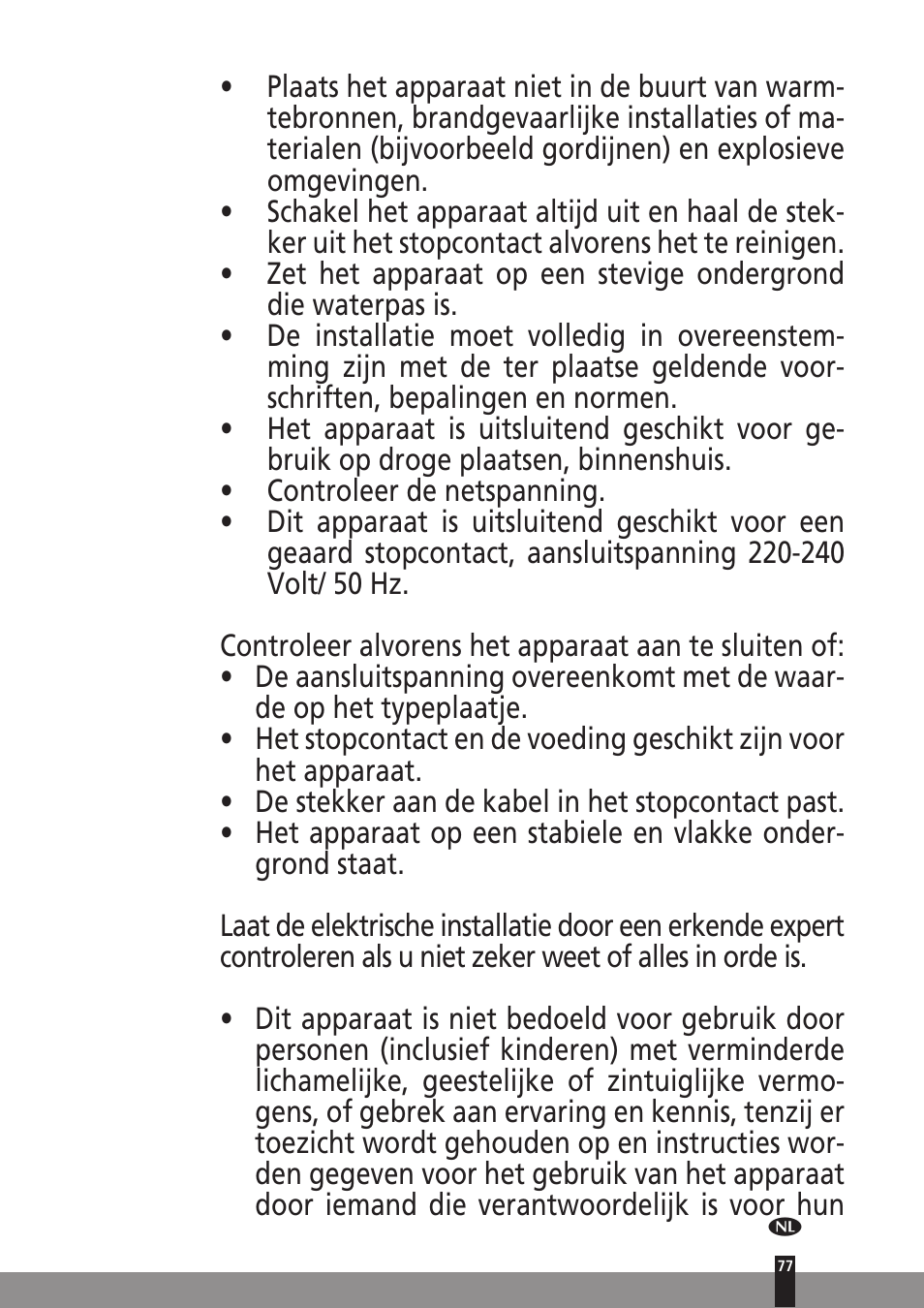 Qlima A25 User Manual | Page 77 / 136