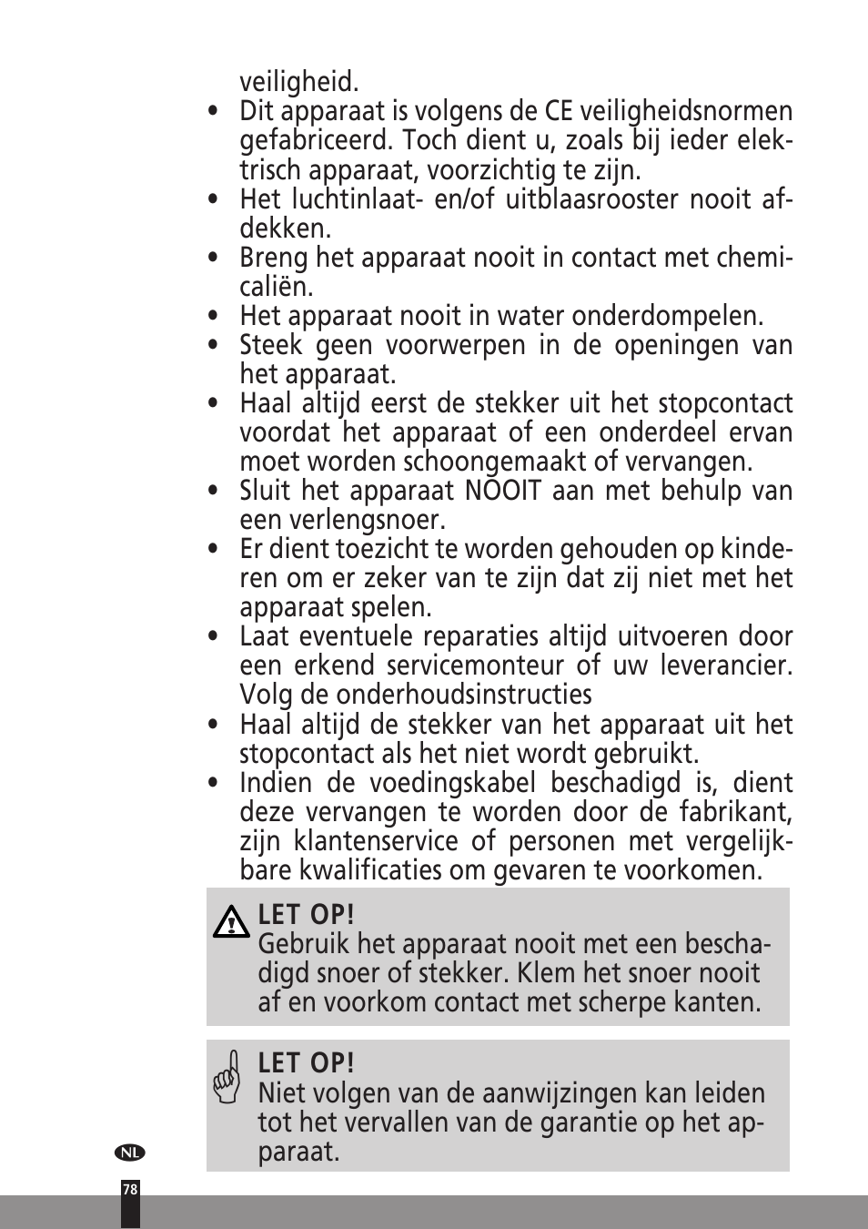 Qlima A25 User Manual | Page 78 / 136