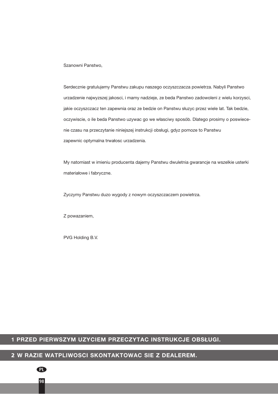 Qlima A25 User Manual | Page 98 / 136