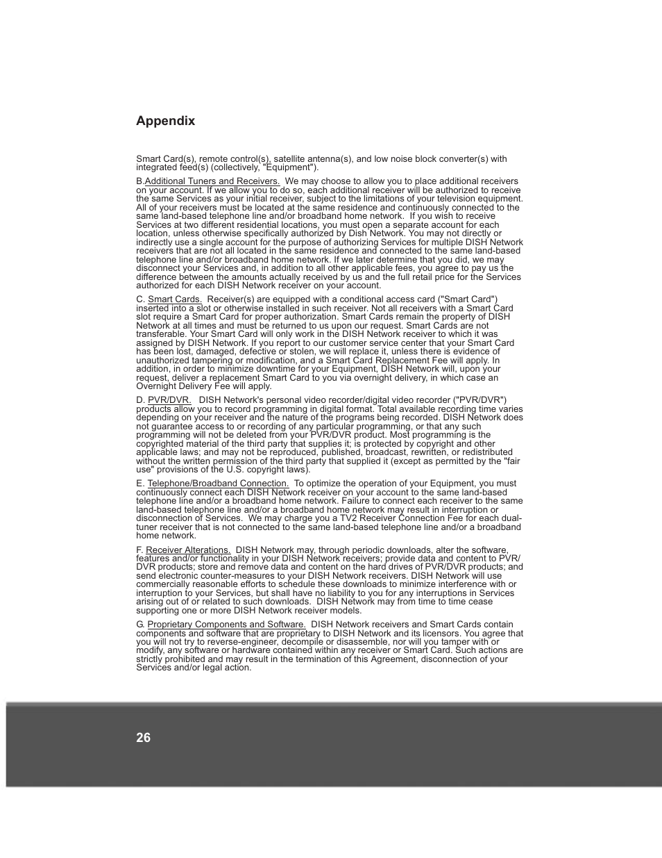 Appendix 26 | Dish Network 176779 User Manual | Page 34 / 45