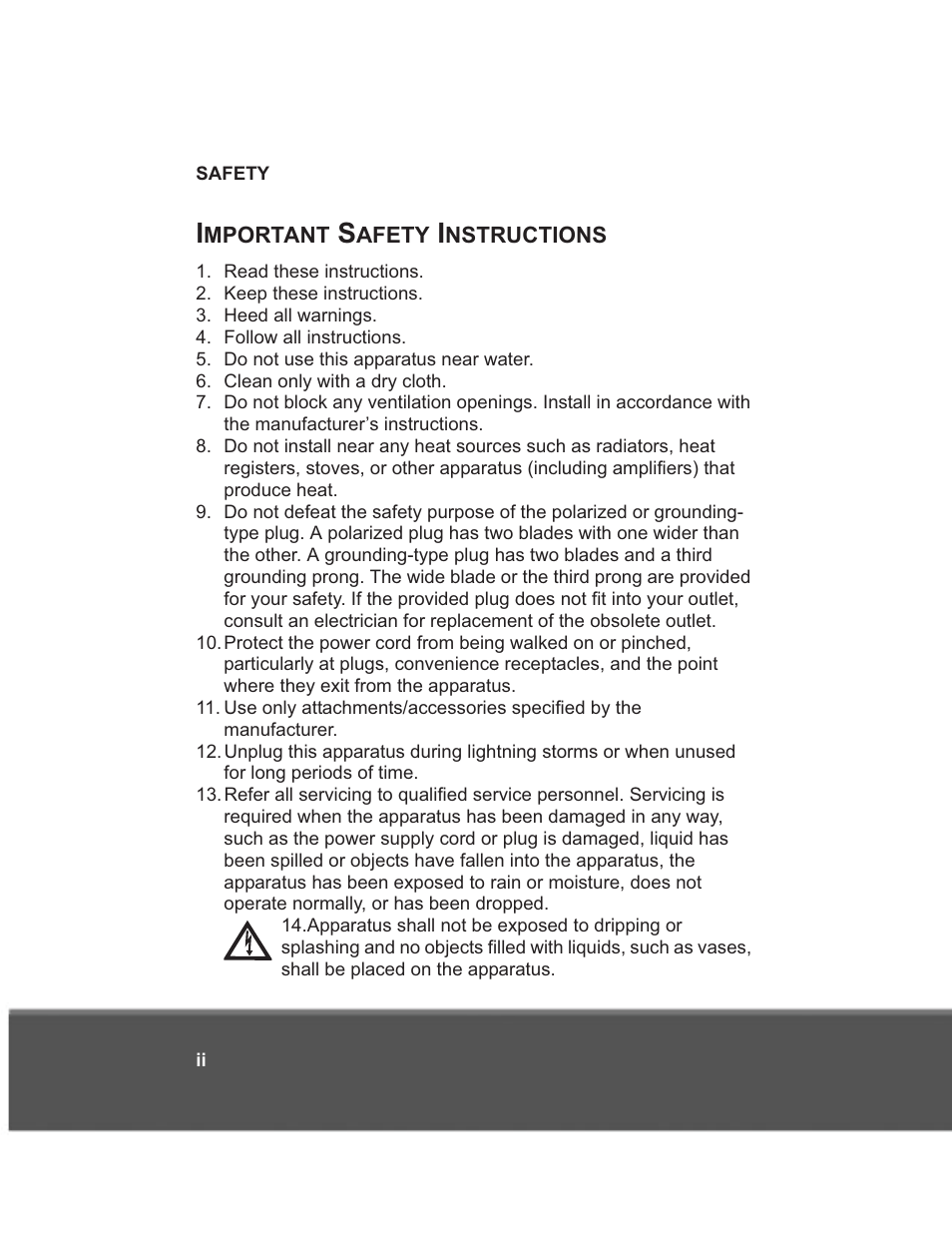 Mportant, Afety, Nstructions | Dish Network 176779 User Manual | Page 4 / 45