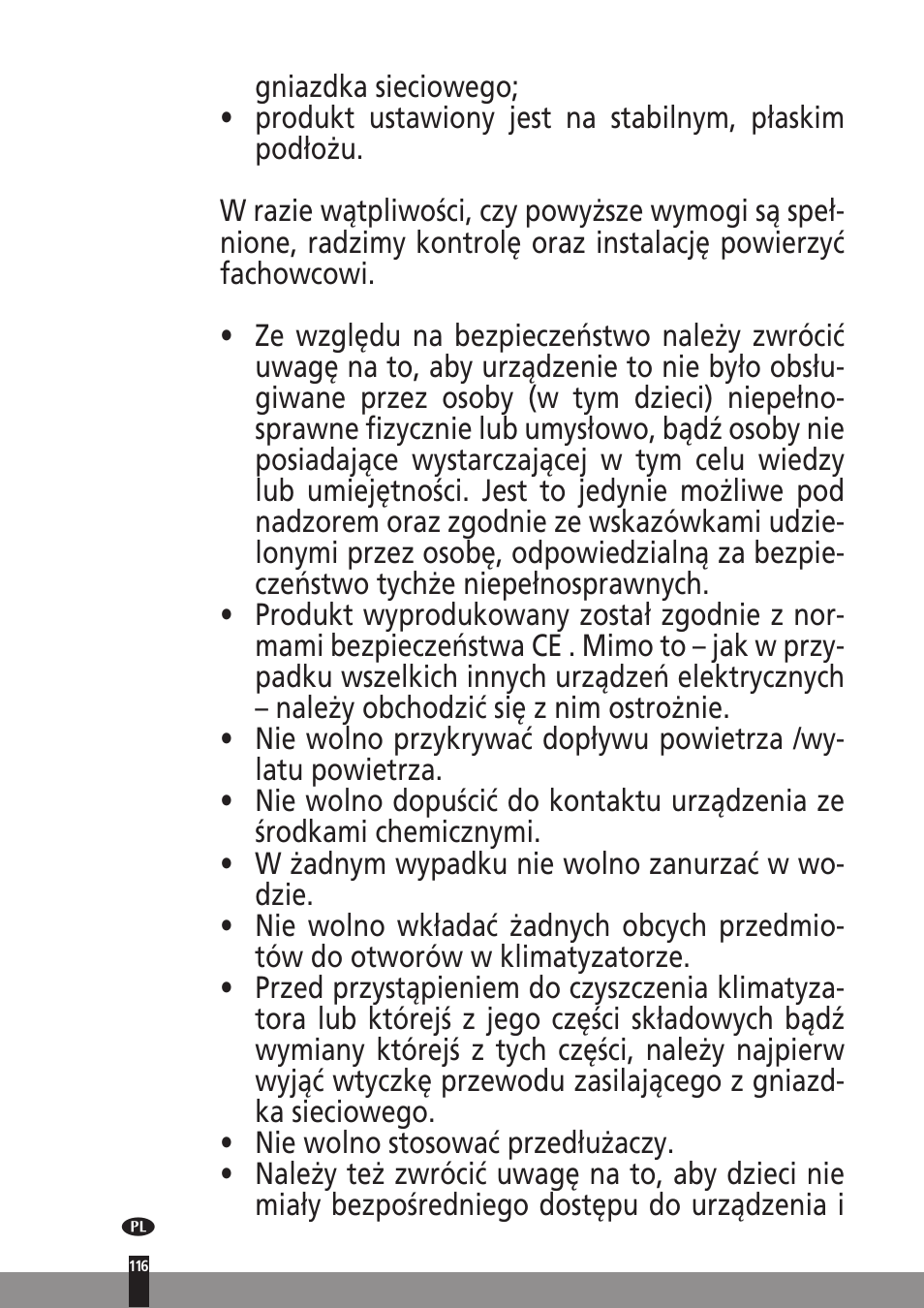 Qlima A45 User Manual | Page 116 / 152