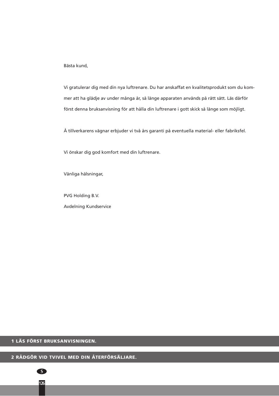 Qlima A45 User Manual | Page 126 / 152