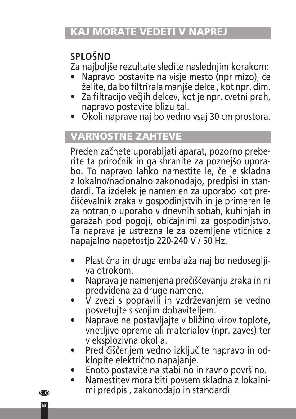 Qlima A45 User Manual | Page 140 / 152