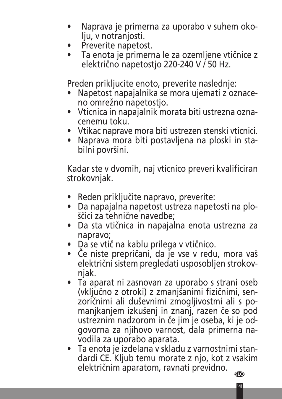 Qlima A45 User Manual | Page 141 / 152