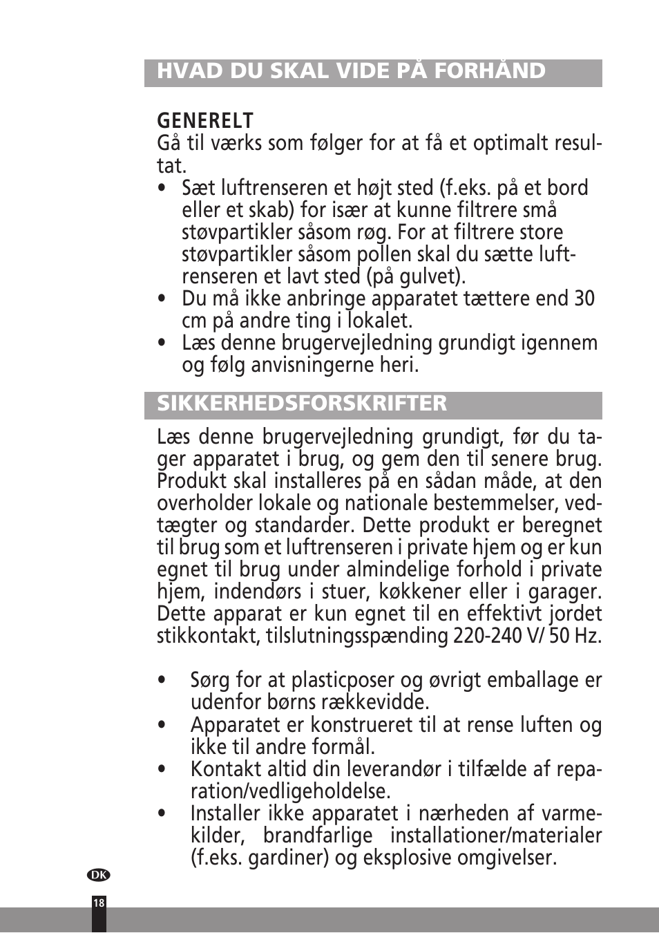 Qlima A45 User Manual | Page 18 / 152