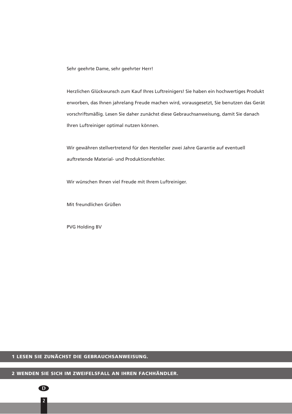 Qlima A45 User Manual | Page 2 / 152