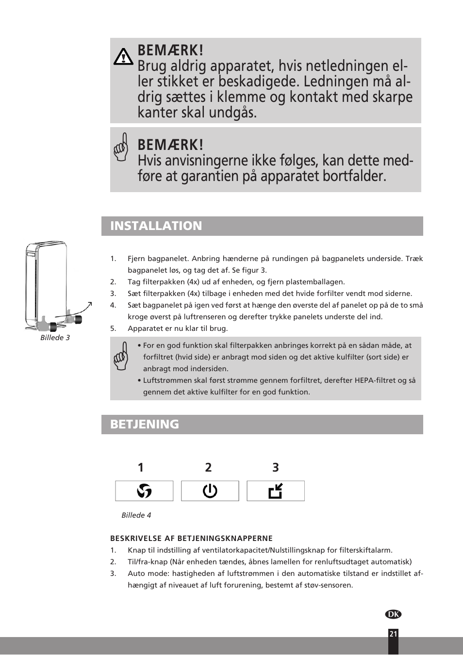 Qlima A45 User Manual | Page 21 / 152
