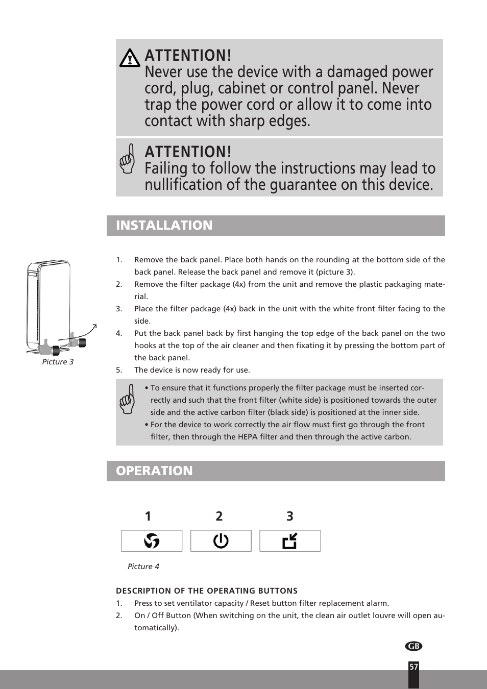 Qlima A45 User Manual | Page 57 / 152